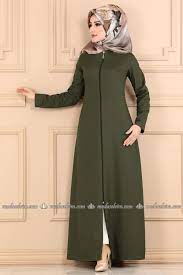 Modaselvim Ferace Fermuarli Ferace 3003bgs354 Haki Model Baju Wanita Pakaian Islami Pakaian