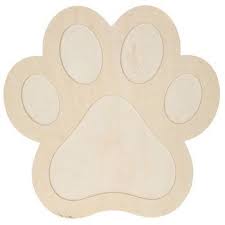 Paw Print Wood Shape Unfinished Diy Cutout Craft Projects Home School Parties Walmart Com Woodworking Projects Wood Print Hobby Lobby Wall Art