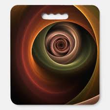 3d Spiral Abstract Warm Colors Modern Fractal Art Seat Cushion Zazzle Com Fractal Art Fractals Abstract