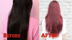 Alluring jet black hair color #brunettehair #blackhair. How To Dye Your Hair Red From Black Hair Youtube