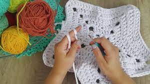 Yildiz Kirlent Yapimi Bolum 2 Tig Isi Kendin Yap Diy Basit Orgu Tig Isleri Orgu Kirlent