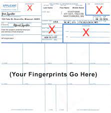 The fingerprint card and the waiver form signed by both the applicant and the individual taking the prints, must be mailed in a 9x12 stamped envelope addressed to the q: Atf Compliant Fd 258 Fingerprint Cards Walk Through Guide Nfa