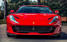 Hd Wallpaper Ferrari 812 Superfast 2017 4k Red Mode Of Transportation Car Wallpaper Flare