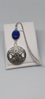 Marque Page Arbre Celtique Pentacle Argente Bleu Inspiration Magique The Witcher Yennefer Porte Cles Feerique Idee Cadeau Miss En 2020 Arbre Celtique Pentacle Celtique