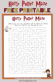 Check spelling or type a new query. Harry Potter Maze Free Printable Kids Activity Sheet Lovely Planner