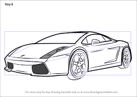 We do hatching and erase extra lines. Learn How To Draw A Lamborghini Car Sports Cars Step By Step Drawing Tutorials