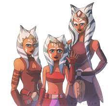 Raikoh14 I Wanted To Also Add The 3 Year Old Version Of Her Rexsoka Rex And Ahsoka Captain And Commander Star Wars Clone Wars Star Wars Women Star Wars