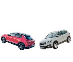 ….but at this price i will suggest you to go for the new volvo xc40 cross the kodiaq is big, unless you need 7 seats, wait for the karoq. De Volkswagen T Roc En De Skoda Karoq Zijn Praktisch Hetzelfde Welke Te Kiezen De Volkskrant