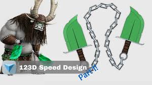 A page for describing awesome: Kung Fu Panda 3 Kai S Chain Swords Part 1 123d Speed Design Youtube