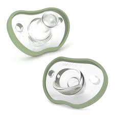 Amazon.com : Nanobebe Baby Pacifiers 0-3 Month - Orthodontic, Curves  Comfortably with Face Contour, Award Winning for Breastfeeding Babies, 100%  Silicone, Perfect Baby Registry Gift 2pk, Sage : Baby