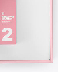 Download Gift Box With Cosmetic Set Mockup In Box Mockups On Yellow Images Object Mockups