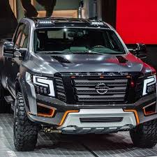 A Monstruosa Picape Nissan Titan Warrior Concept Foi Apresentada No Nyias Newyork Auto Suv Trucks Nissan Titan Xd Nissan Titan