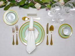 Three components of a place setting a. How To Set A Table A Guide To Table Setting Architectural Digest