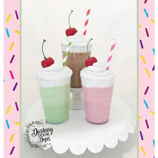 Fake Milkshake Faux Milkshake Strawberry Milkshake Etsy Milkshake Chocolate Milkshake Fake Bake