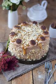 karamell nougat haselnuss toffifee torte caramel hazelnut chocolate cake toffifee kuchen kuchen und torten rezepte kuchen und torten