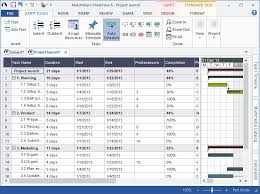 Gantt Chart Template Mindview Gantt Chart Software
