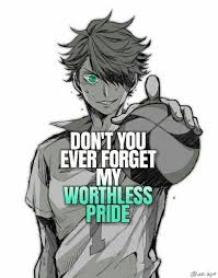 Don't you dare look down! Oikawa Quotes The Ramenswag