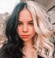 Fasten each section out of the way with clips or hair ties. Split Hair Split Dye Haare Locken Haare Farben