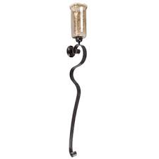 Candle holders need to be nailed on the wall. Bronze Scroll Metal Wall Sconce Hobby Lobby 1395615