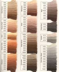 Anchor Wool Colours 6 Shade Card Colours Anchor