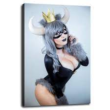Amazon.com: Horny Cosplay Canvas Prints Slut Girl Poster Wall Art For Home  Office Decorations With Framed 18