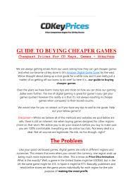 Maybe you would like to learn more about one of these? Cheapest Pc Cd Key Prices For Games Cdkeyprices By Cdkeyprices Issuu