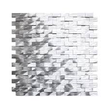 Check spelling or type a new query. Eden Mosaic Tiles 3d Raised Brick Pattern Aluminum Mosaic Tile 8 Pack Rona