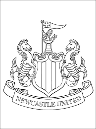 Newcastle United F C Coloring Page Coloring Pages Football Coloring Pages Coloring Pages Newcastle United