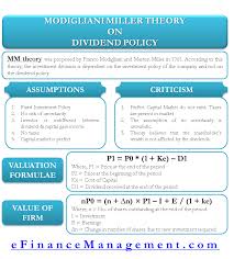 Mm Theory On Dividend Policy Focusing On Irrelevance Of Dividend Accounting And Finance Business Growth Plan Business Money