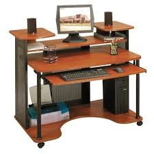 Check spelling or type a new query. Modern Computer Desk Black And Cherry Finish By Tdm 309 98 Features Unique Multi Level Design Wo Diy Computer Desk Wood Computer Desk Computer Table Price