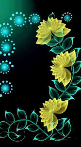 Wallpaper Flowers Yellow Green Flowery Wallpaper Flower Wallpaper Iphone Wallpaper