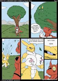 Pent Up - A Digimon Smut Comic Sex Comic | HD Porn Comics