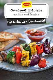 gemuse grill spiess rezept grillgemuse vegetarisch gemusespiesse grillen
