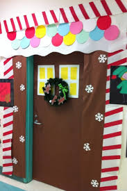 Placing a christmas wreath on the front door of a home is not a new idea. Christmas Door Decoration Idea For Kindergarten Preschoolplanet