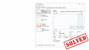 Solved How To Fix Cpu Usage 100 Issue Driver Easy