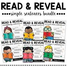 Cvc sentences to read worksheets free www.worksheetsenglish.com. Simple Sentences Sight Word Sentences With Cvc Words Miss Kindergarten