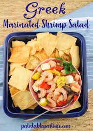 But sometimes when i'm hot, i can't even think about cooking or eating hot food. Greek Marinated Shrimp Salad