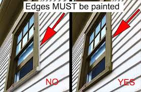 Remember, you are only painting the frame, not the whole room and floor. Painting Windows Color Placement Mistakes