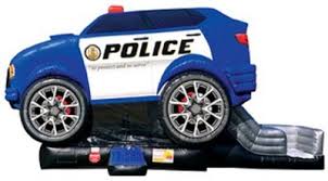 Police Car Bounce House Combo | JumpGuy.com Chicago IL