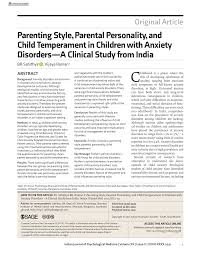 A commercial entrepreneur is a business professional whose main goal is to create a standard business model that can be used by several companies across th a commercial entrepreneur is a business professional whose main goal is to create a. Pdf Parenting Style Parental Personality And Child Temperament In Children With Anxiety Disorders A Clinical Study From India