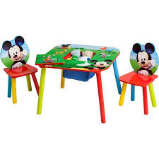Disney Mickey Mouse Wood Kids Storage Table And Chairs Set By Delta Children Walmart Com Mickey Mouse Playroom Mickey Mouse Room Mickey Mouse Bedroom