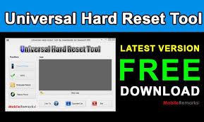 Universal Hard Reset Tool Free Download In 2020 Universal Hard Tools