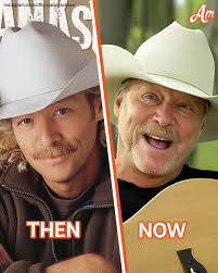 Country star Alan Jackson celebrates...