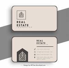 In residential real estate, it's important to connect with your customers and touch base on a personal level. Real Estate Business Card Template Simple Plain Classic Free Vector In Adobe Illustrator Ai Ai Format Encapsulated Postscript Eps Eps Format Format For Free Download 3 03mb