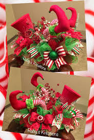 Elf Table Centerpiece Christmas Decor Elf Christmas Decorations Christmas Tree Decorations Christmas Centerpieces