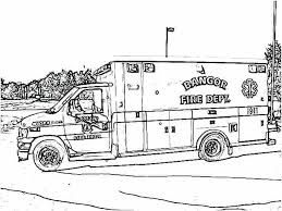And doctors are sitting in it, ready at any time… Coloring Pages For Adults For Ambulance Monster Truck Coloring Pages Kids Printable Coloring Pages Ambulance Coloring Page