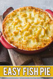 Easy Fish Pie Recipe Fish Pie Tasty Dishes Seasoning Recipes