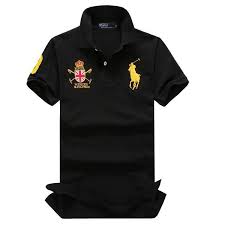 Black And Gold Ralph Lauren Polo Shirt New 2018 Fashion Brand Men Big Horse Embroidery Polo Shirt Solid Color Black Wolf23 Ralph Lauren Polo Shirts Polo Ralph Lauren Mens Polo Shirts