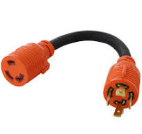 AC WORKS 3-Phase 30A 250V L15-30P to L6-30R Locking 4-Prong ...