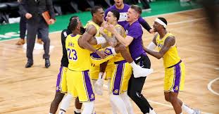 The lakers won championships in 1980, 1982, 1985, 1987, and 1988, defeating the celtics for two of those. Rondo Beats Buzzer Celtics In 1st Rivalry Game As Laker Los Angeles Lakers